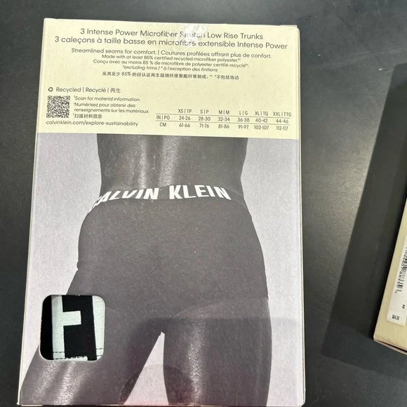 Calvin Klein Intense Power Men Microfiber Stretch low rise trunks 3-Pack - Picture 3 of 8